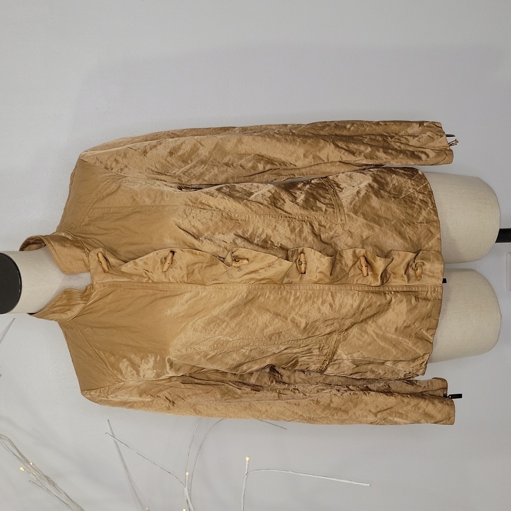 Per Se Gold Ruffled Jacket SZ 8
